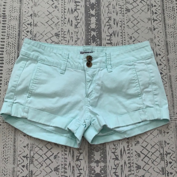 Express Pants - Express teal shorts